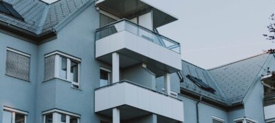 side view of a multifamily rental community