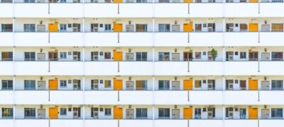 smart multifamliy apartments frontal view