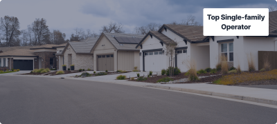 Top Single Family Operator Community