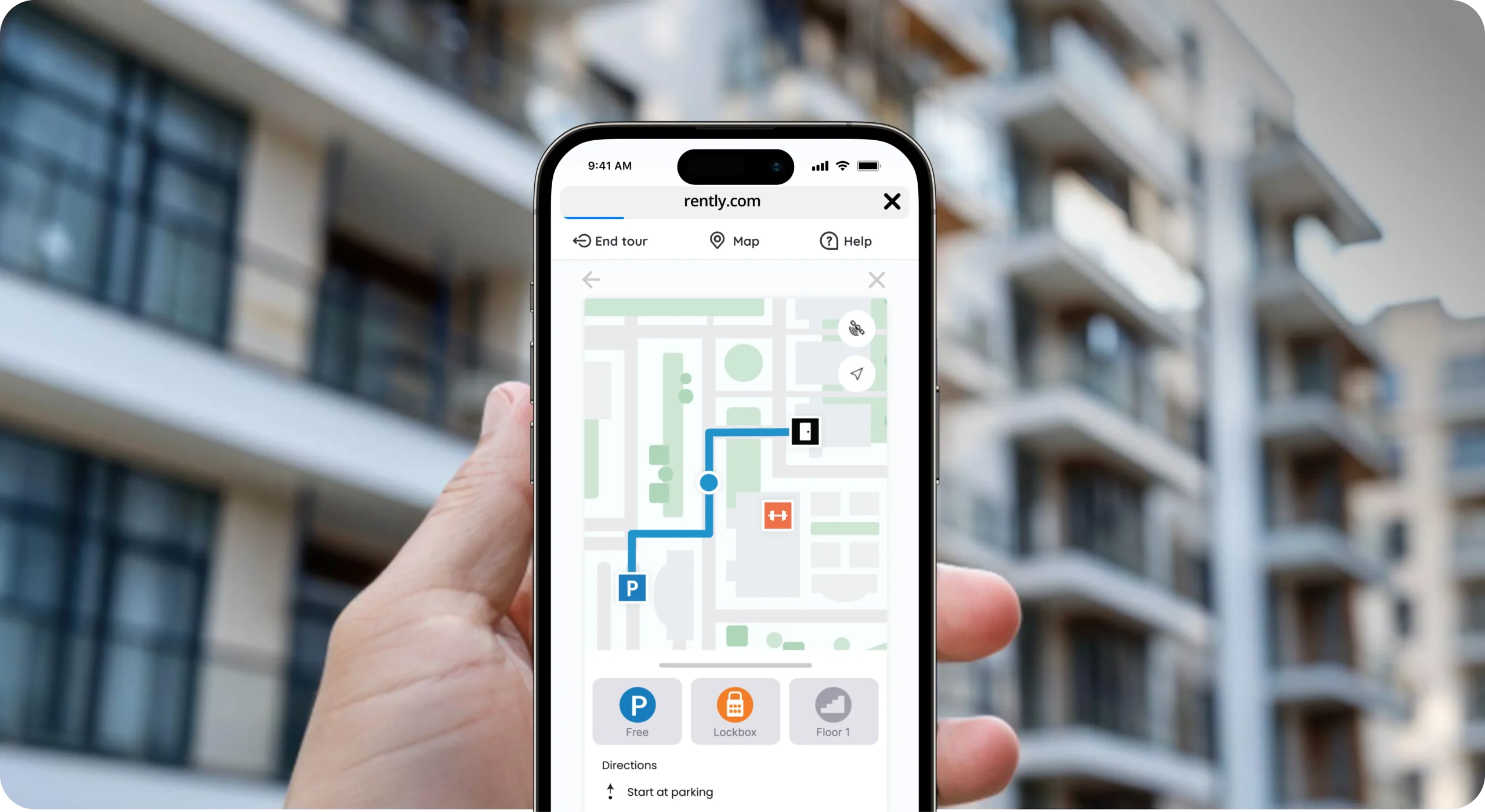 Wayfinding multifamily experience