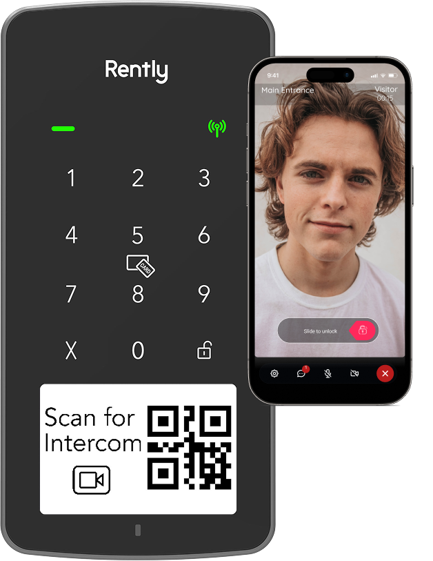 Rently Access Panel with Intercom